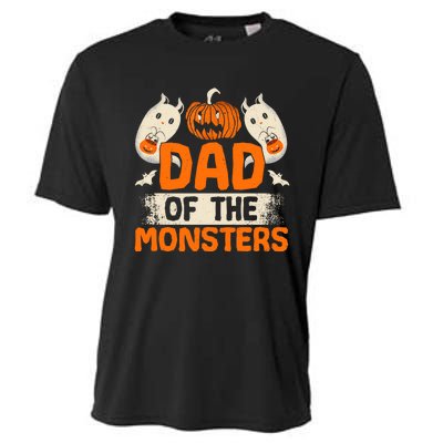 Dad Of The Monsters For Halloween Party Cooling Performance Crew T-Shirt