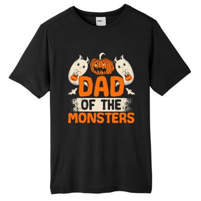 Dad Of The Monsters For Halloween Party Tall Fusion ChromaSoft Performance T-Shirt