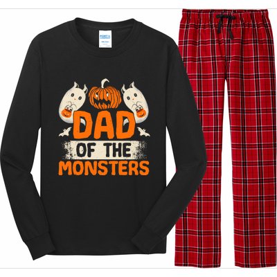 Dad Of The Monsters For Halloween Party Long Sleeve Pajama Set