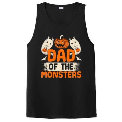 Dad Of The Monsters For Halloween Party PosiCharge Competitor Tank