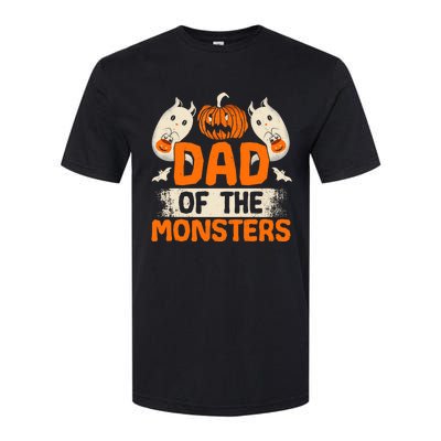 Dad Of The Monsters For Halloween Party Softstyle® CVC T-Shirt