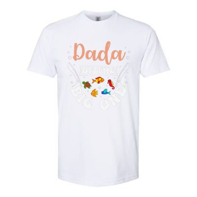 Dada Of The Big One Fishing Birthday Party Bday Celebration Softstyle® CVC T-Shirt