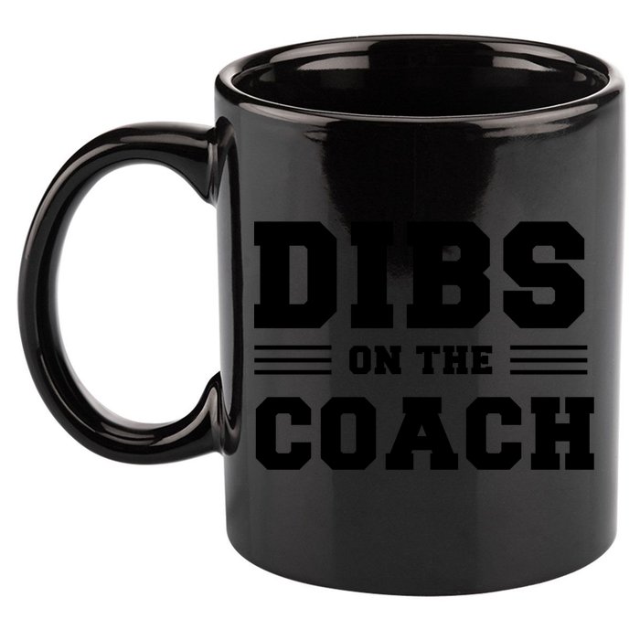 Dibs On The Coach 11oz C Handle Ceramic Mug