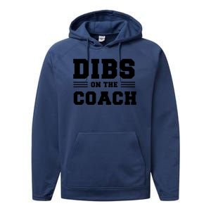 Dibs On The Coach Performance Fleece Hoodie