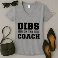Dibs On The Coach Women's V-Neck T-Shirt