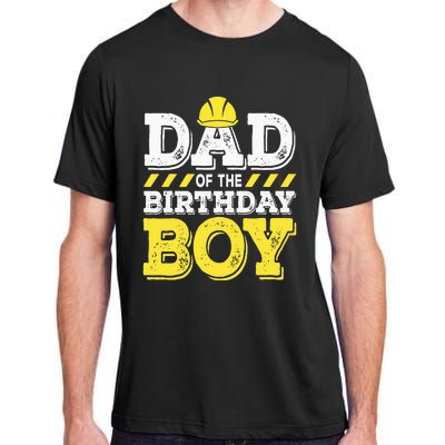 Dad of the Birthday  Construction Birthday Worker Party Adult ChromaSoft Performance T-Shirt