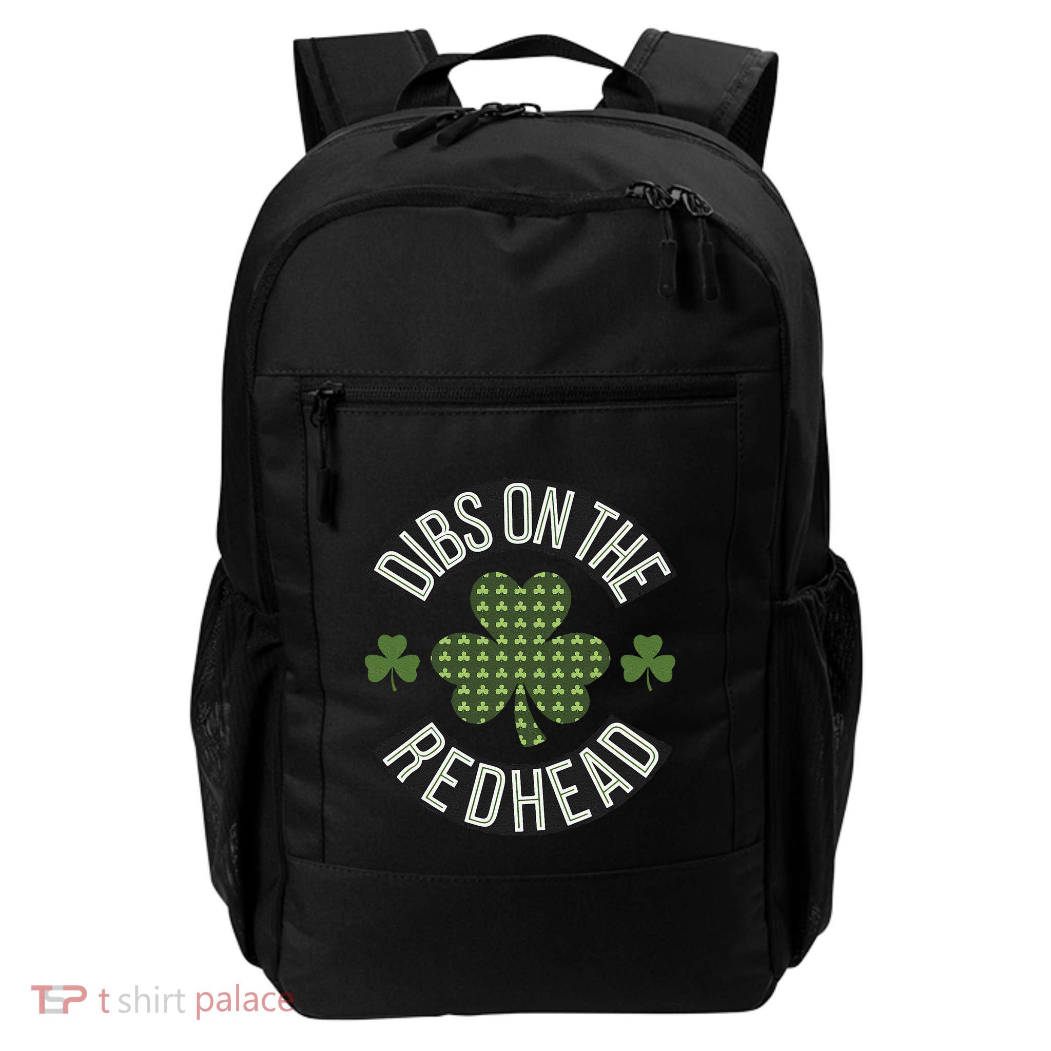 Dibs On The Redhead Funny St Patricks Day Daily Commute Backpack