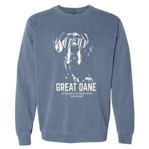 Dog Of The Coolest Pup Lover Garment-Dyed Sweatshirt