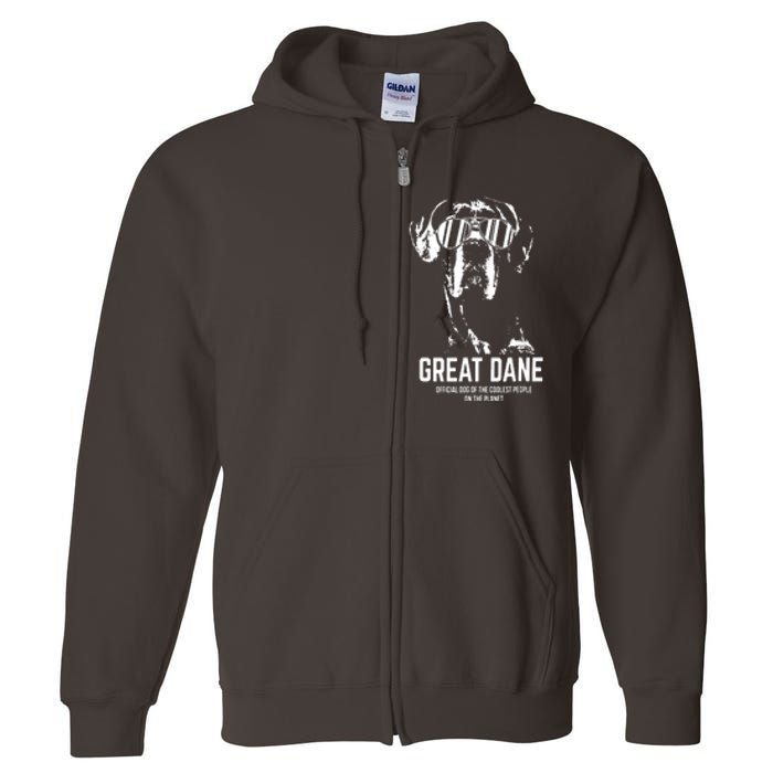 Dog Of The Coolest Pup Lover Full Zip Hoodie