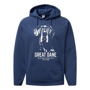 Dog Of The Coolest Pup Lover Performance Fleece Hoodie