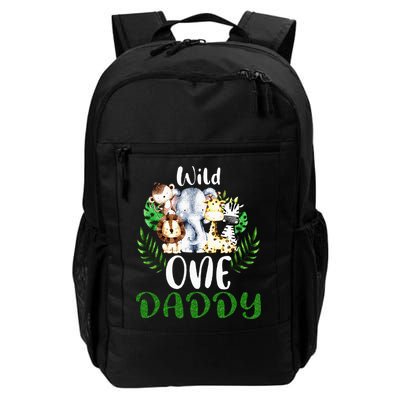 Daddy Of The Wild One Zoo Birthday Safari Jungle Animal Backpack