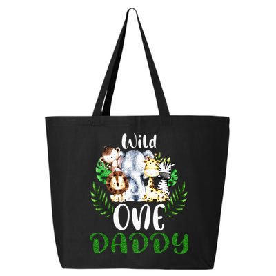 Daddy Of The Wild One Zoo Birthday Safari Jungle Animal 25L Jumbo Tote
