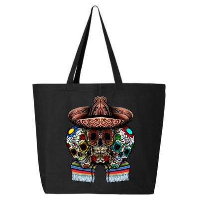 Day Of The Dead Tri Sugar Skulls 25L Jumbo Tote