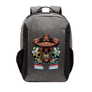 Day Of The Dead Tri Sugar Skulls Vector Backpack