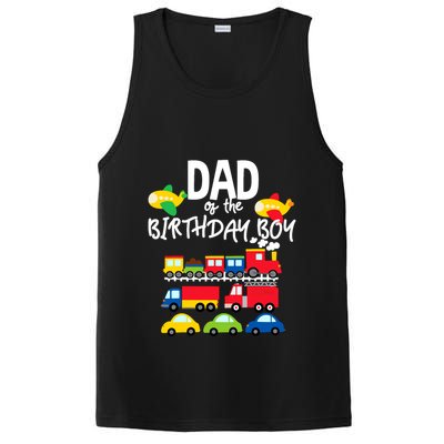 Dad Of The Birthday Boy Cars Trucks Trains Birthday Party PosiCharge Competitor Tank