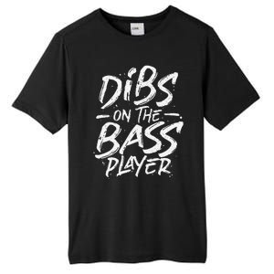 Dibs On The Bass Player Guitar funny Musician Tall Fusion ChromaSoft Performance T-Shirt