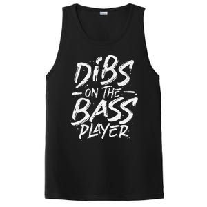 Dibs On The Bass Player Guitar funny Musician PosiCharge Competitor Tank