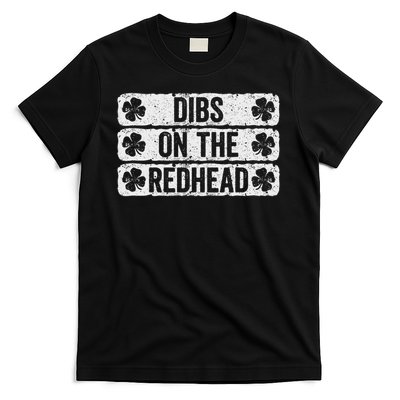 Dibs On The Redhead Men Women St Patricks Day T-Shirt