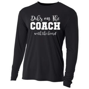 Dibs On The Coach With The Beard Cooling Performance Long Sleeve Crew