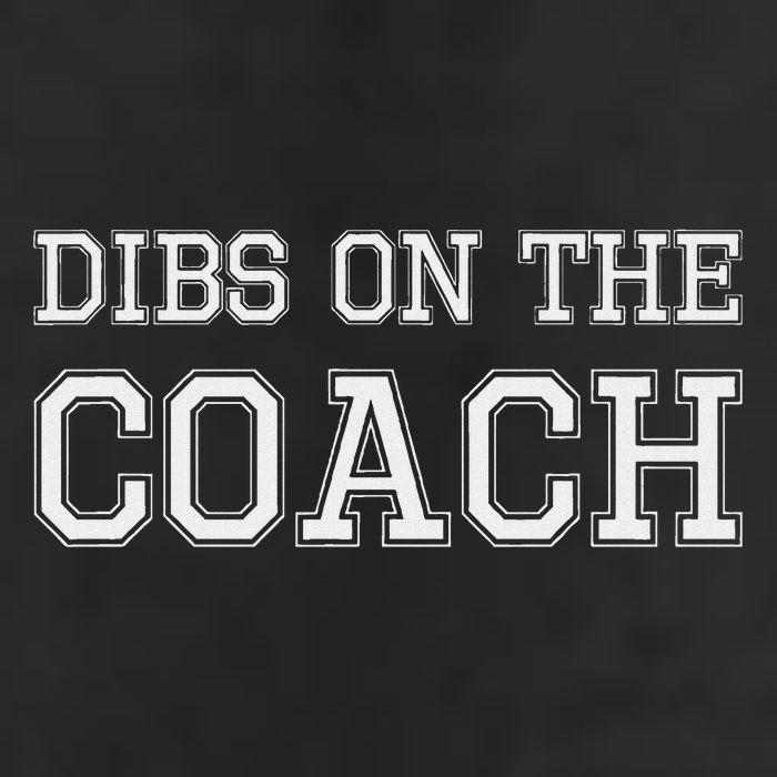 Dibs On The Coach Design For Coach's Wife Cool Comfort Performance Bucket Hat
