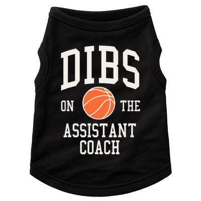 Dibs On The Assistant Coach Basketball Wife Girlfriend Doggie Tank