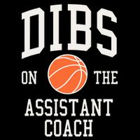 Dibs On The Assistant Coach Basketball Wife Girlfriend Cooling Performance Crew T-Shirt