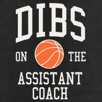 Dibs On The Assistant Coach Basketball Wife Girlfriend Adult Drive Performance Visor