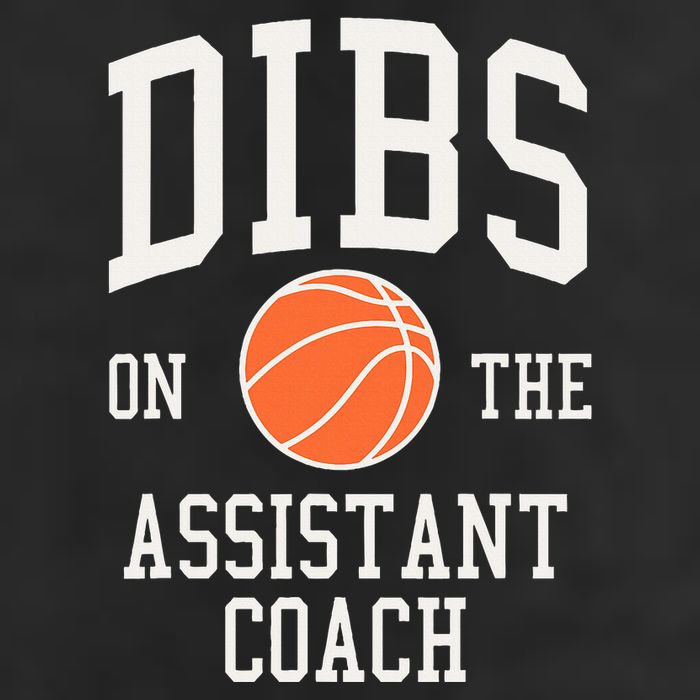 Dibs On The Assistant Coach Basketball Wife Girlfriend Adult Drive Performance Visor