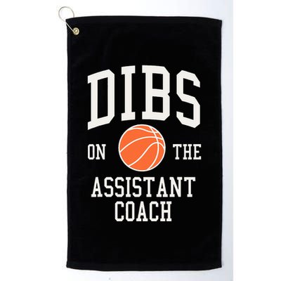 Dibs On The Assistant Coach Basketball Wife Girlfriend Golf Towel