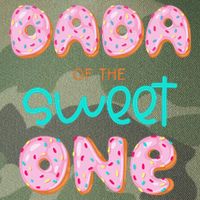 Dada of The Sweet One First Birthday Matching Family Donut Legacy Tie Dye Trucker Hat