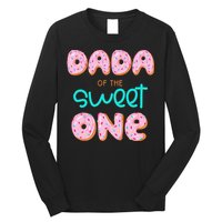 Dada of The Sweet One First Birthday Matching Family Donut Long Sleeve Shirt
