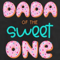 Dada of The Sweet One First Birthday Matching Family Donut Tumbler
