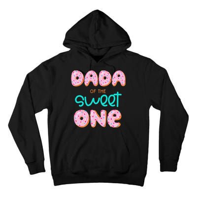 Dada of The Sweet One First Birthday Matching Family Donut Tall Hoodie