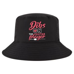 Dibs On The Guitar Player Funny Guitarist Lover Cool Comfort Performance Bucket Hat