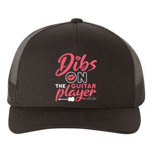 Dibs On The Guitar Player Funny Guitarist Lover Yupoong Adult 5-Panel Trucker Hat