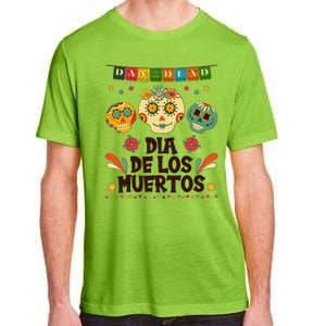 Day Of The Dead Dia De Los Muertos Sugar Skulls Adult ChromaSoft Performance T-Shirt