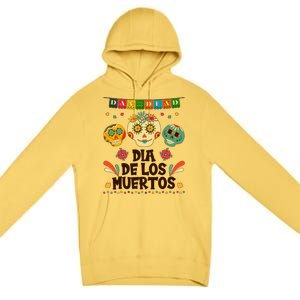 Day Of The Dead Dia De Los Muertos Sugar Skulls Premium Pullover Hoodie