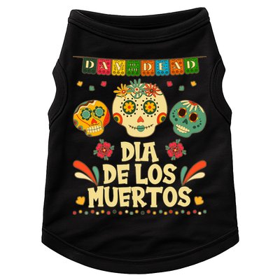 Day Of The Dead Dia De Los Muertos Sugar Skulls Doggie Tank