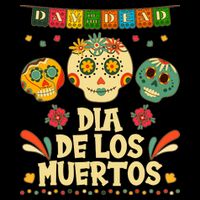 Day Of The Dead Dia De Los Muertos Sugar Skulls 7-Panel Snapback Hat