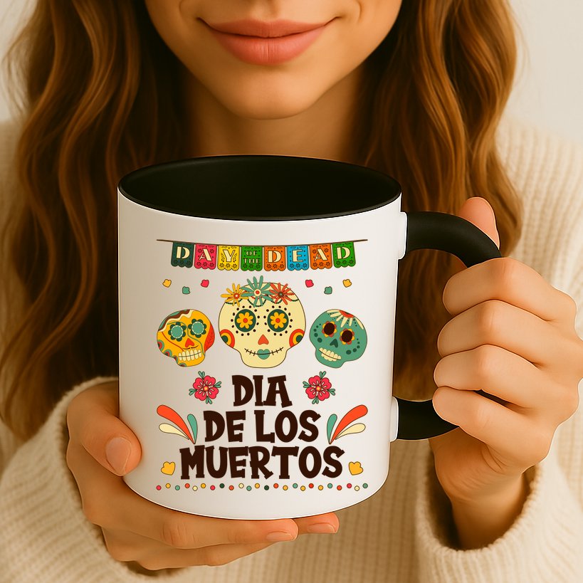 Day Of The Dead Dia De Los Muertos Sugar Skulls Mug