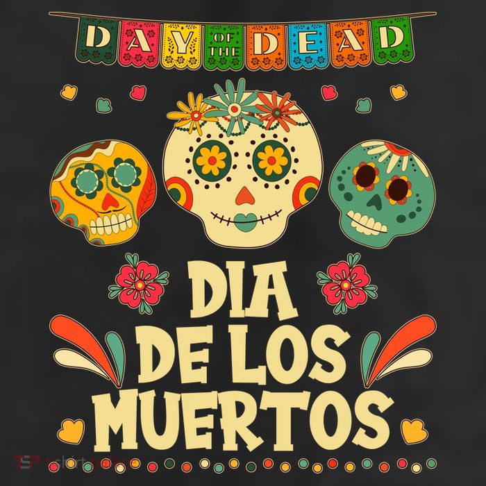 Day Of The Dead Dia De Los Muertos Sugar Skulls 11oz C Handle Ceramic Mug