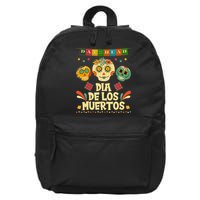 Day Of The Dead Dia De Los Muertos Sugar Skulls 16 in Basic Backpack