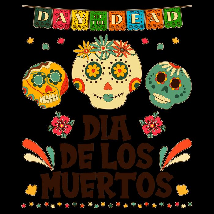 Day Of The Dead Dia De Los Muertos Sugar Skulls 16oz Travel Tumbler