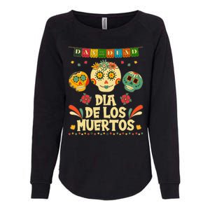 Day Of The Dead Dia De Los Muertos Sugar Skulls Womens California Wash Sweatshirt