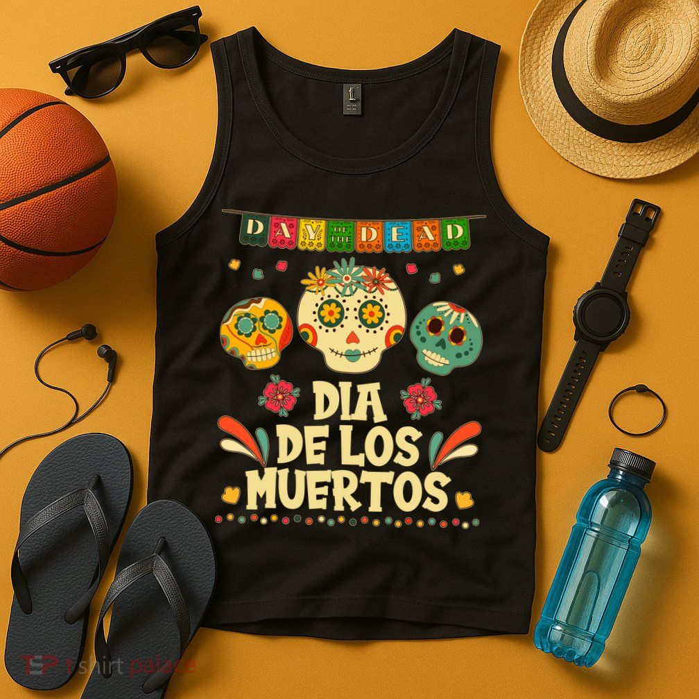 Day Of The Dead Dia De Los Muertos Sugar Skulls Tank Top
