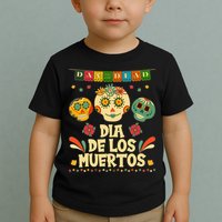 Day Of The Dead Dia De Los Muertos Sugar Skulls Toddler T-Shirt