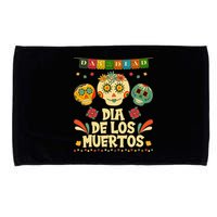 Day Of The Dead Dia De Los Muertos Sugar Skulls Microfiber Hand Towel