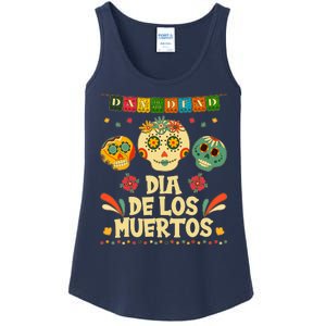 Day Of The Dead Dia De Los Muertos Sugar Skulls Ladies Essential Tank