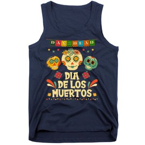 Day Of The Dead Dia De Los Muertos Sugar Skulls Tank Top