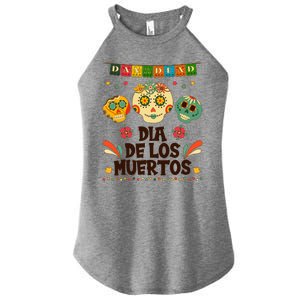 Day Of The Dead Dia De Los Muertos Sugar Skulls Women's Perfect Tri Rocker Tank